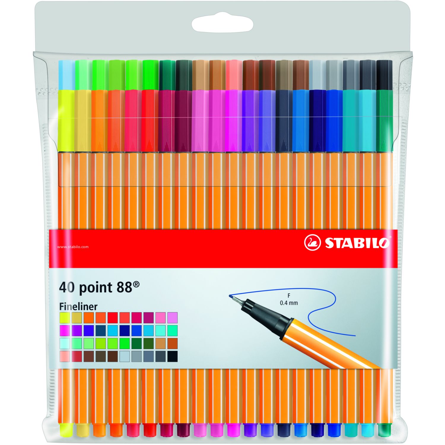 FinePen Point 88 Stabilo x 50 Colores – Partte