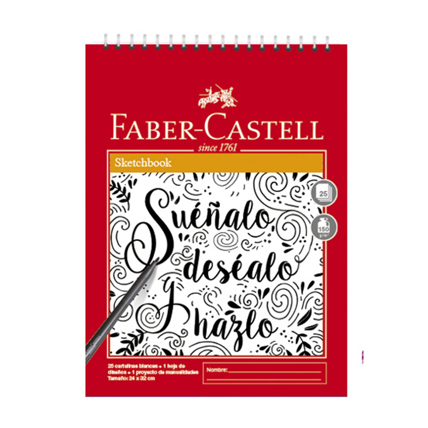 Block Espiralado de Cartulinas Blancas Faber Castell – Partte