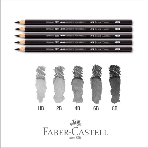 Lápiz Grafito Faber Castell HB-8B